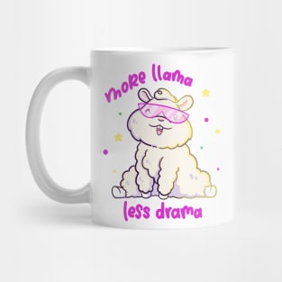 More llama less drama Mug